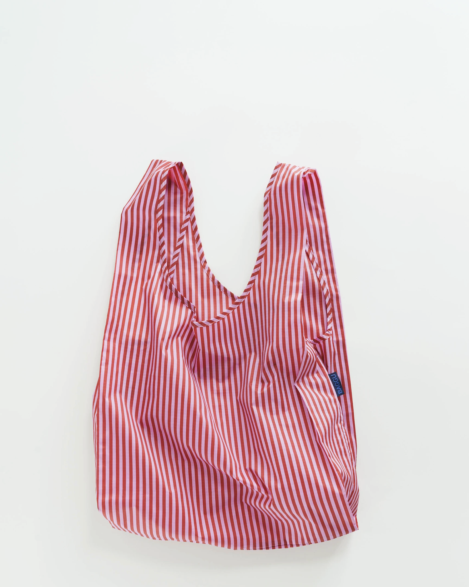 Good Gift Delivered — Reusable Bag // Cerise Stripe